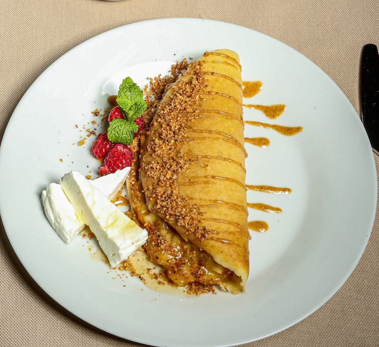 Crêpe Miel & Brie